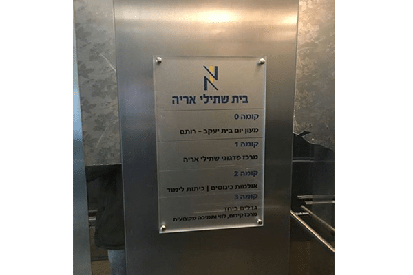 השלט - בית שתילי אריה
